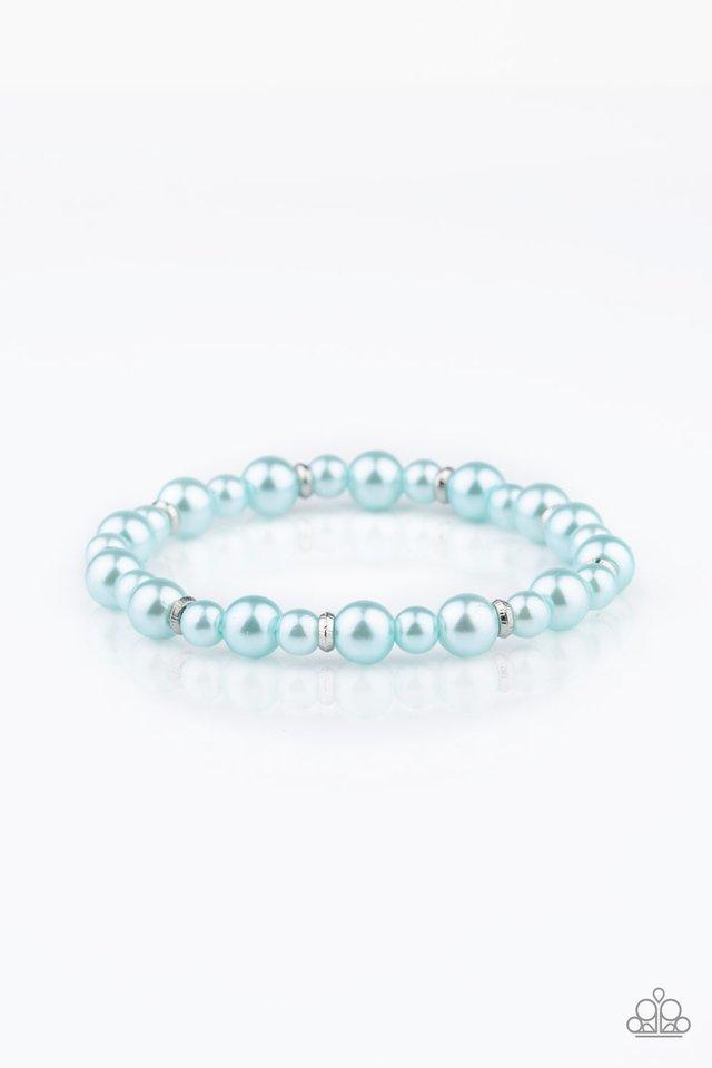 Powder and Pearls Blue Paparazzi Bracelet