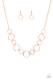 Circus Show - Copper Paparazzi Necklace