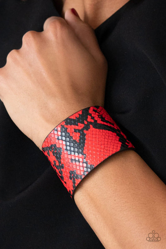 The Rest Is HISS-tory Red Paparazzi Bracelet