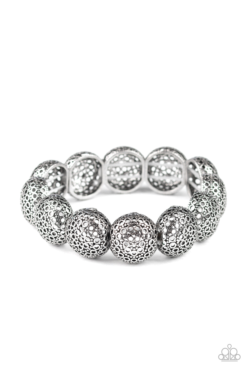 Obviously Ornate - Silver Paparazzi Bracelet