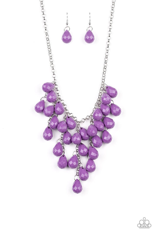 Serenely Scattered - Purple Paparazzi Necklace