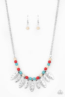 Neutral TERRA-tory - Multi Paparazzi Necklace