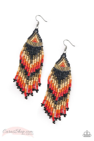 Colors Of The Wind - Multi Paparazzi Earrings