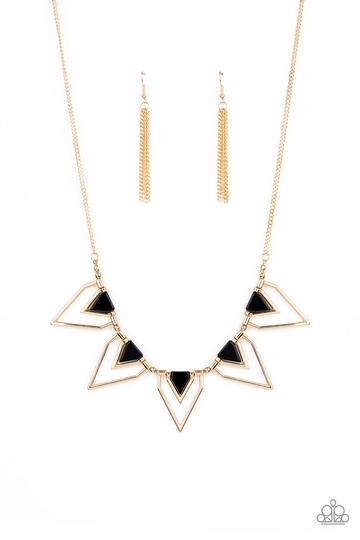 The Pack Leader Gold Paparazzi Necklace