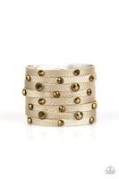Go-Getter Glamorous - Brass Paparazzi Bracelet