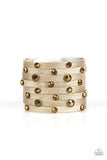 Go-Getter Glamorous - Brass Paparazzi Bracelet