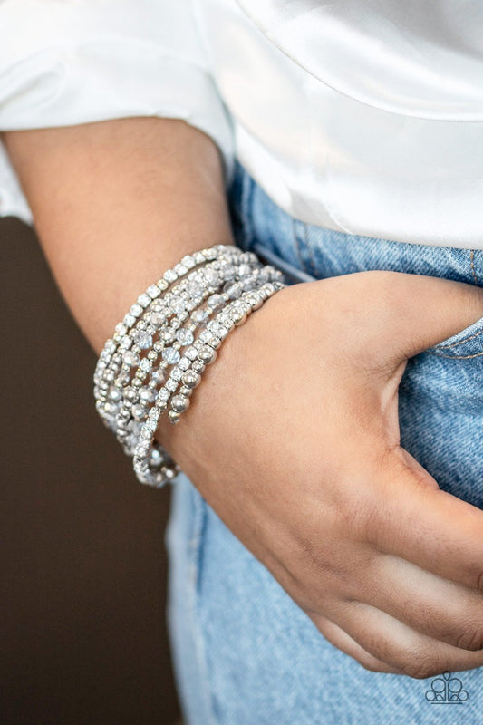 ICE Knowing You Silver Paparazzi Bracelet
