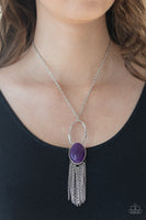 Dewy Desert - Purple Paparazzi Necklace