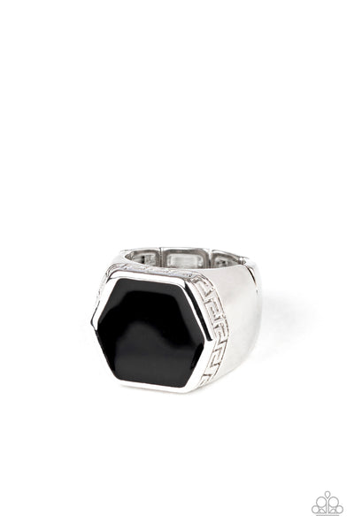 HEX Out - Black Paparazzi Ring