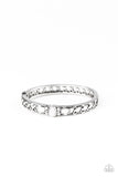 Caught In The Cross HEIRS - White Paparazzi Bracelet