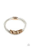 Magnetically Metro - Gold Paparazzi Bracelet