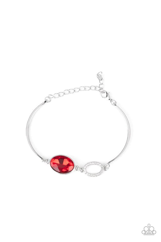 Glamorous Glow Red Paparazzi Bracelet