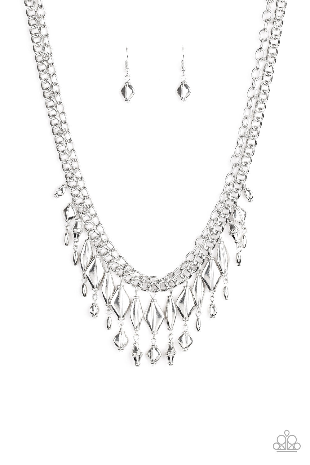 Trinket Trade - Silver Paparazzi Necklace