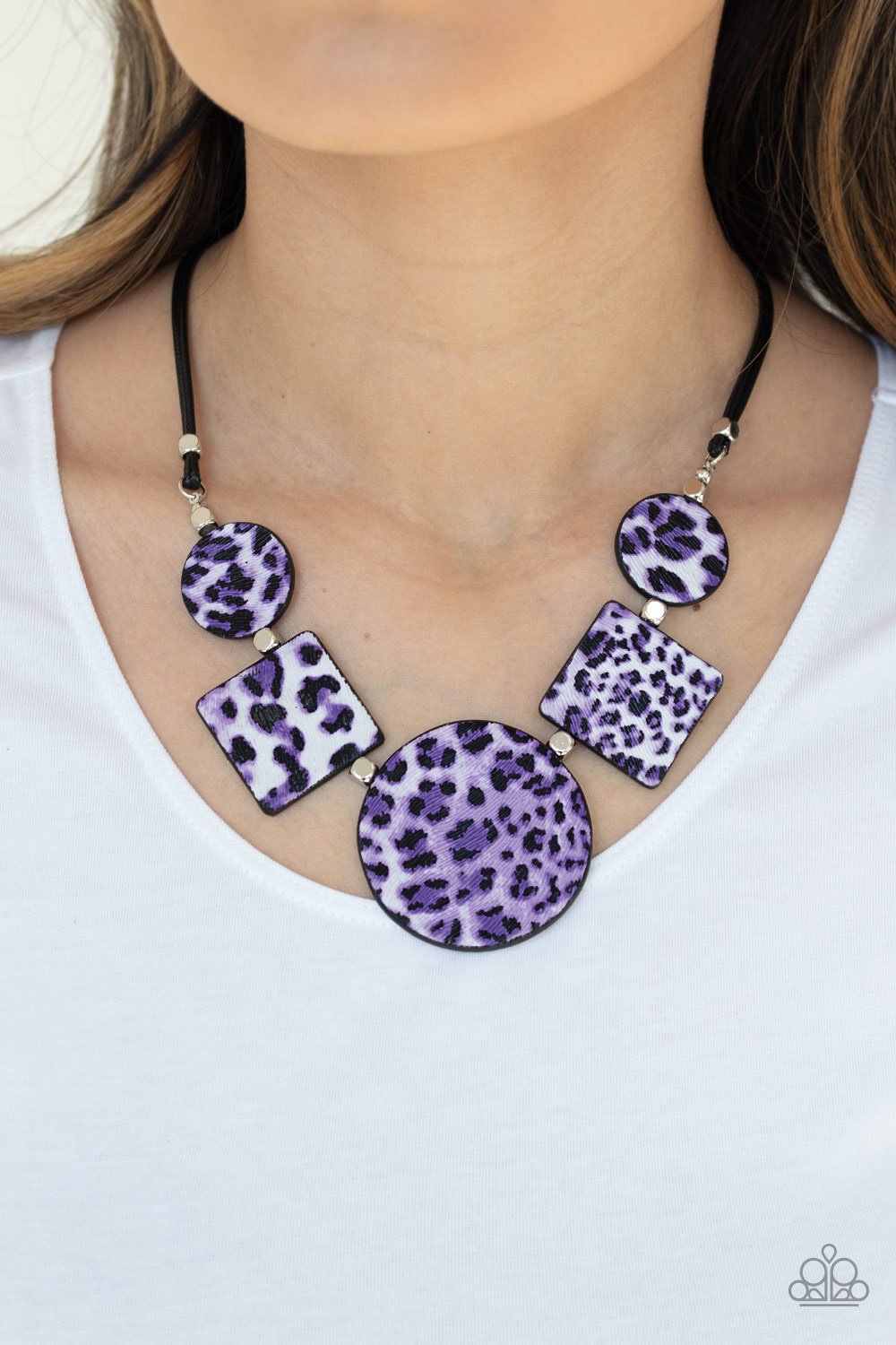 Here Kitty Kitty Purple Paparazzi Necklace