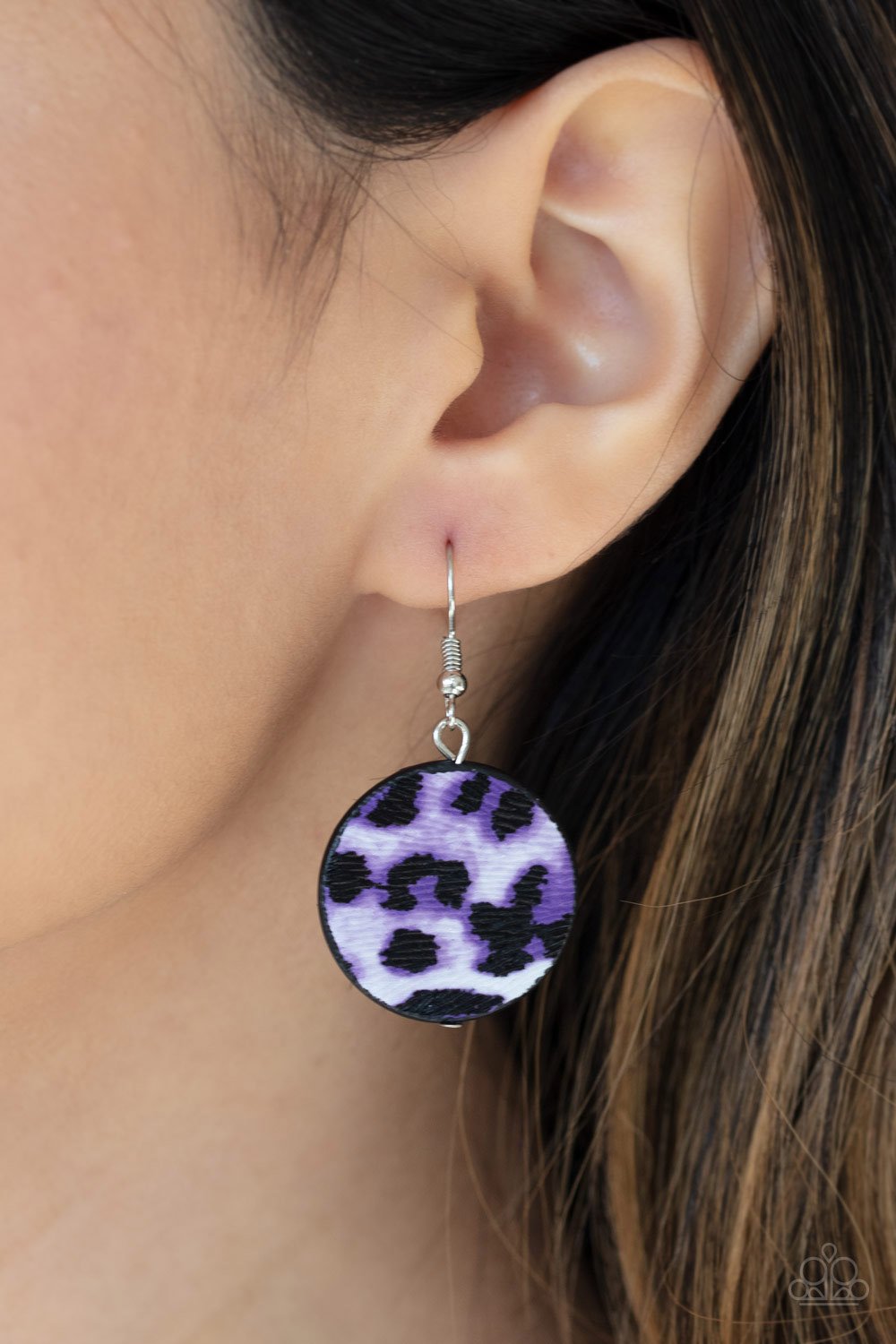 Here Kitty Kitty Purple Paparazzi Necklace