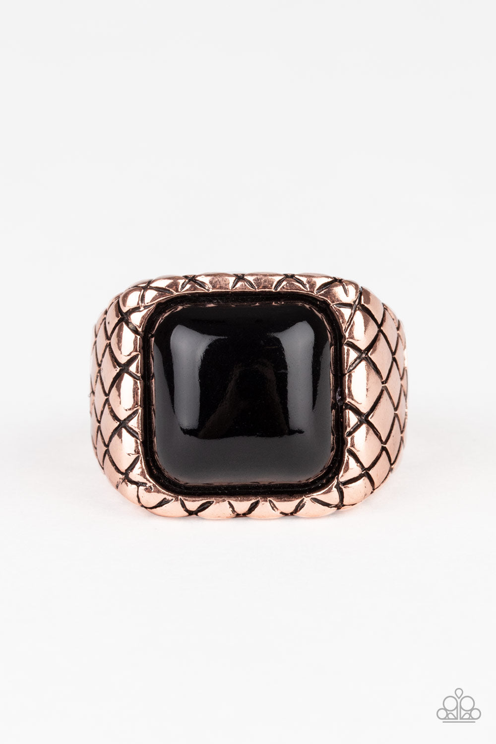 Dont Cross Me - Copper Paparazzi Urban Ring