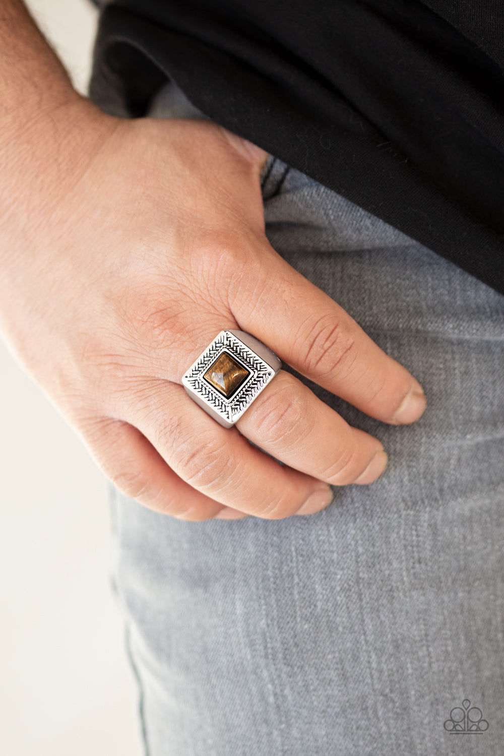 The Wrangler - Brown Paparazzi Urban Ring