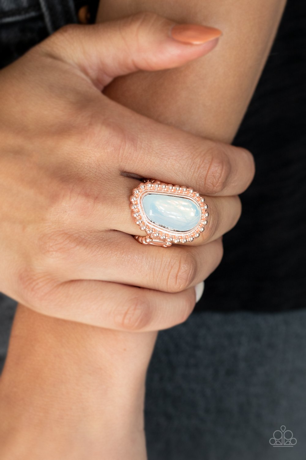 For ETHEREAL! Rose Gold Paparazzi Ring