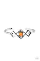 Dainty Deco - Orange Paparazzi Bracelet