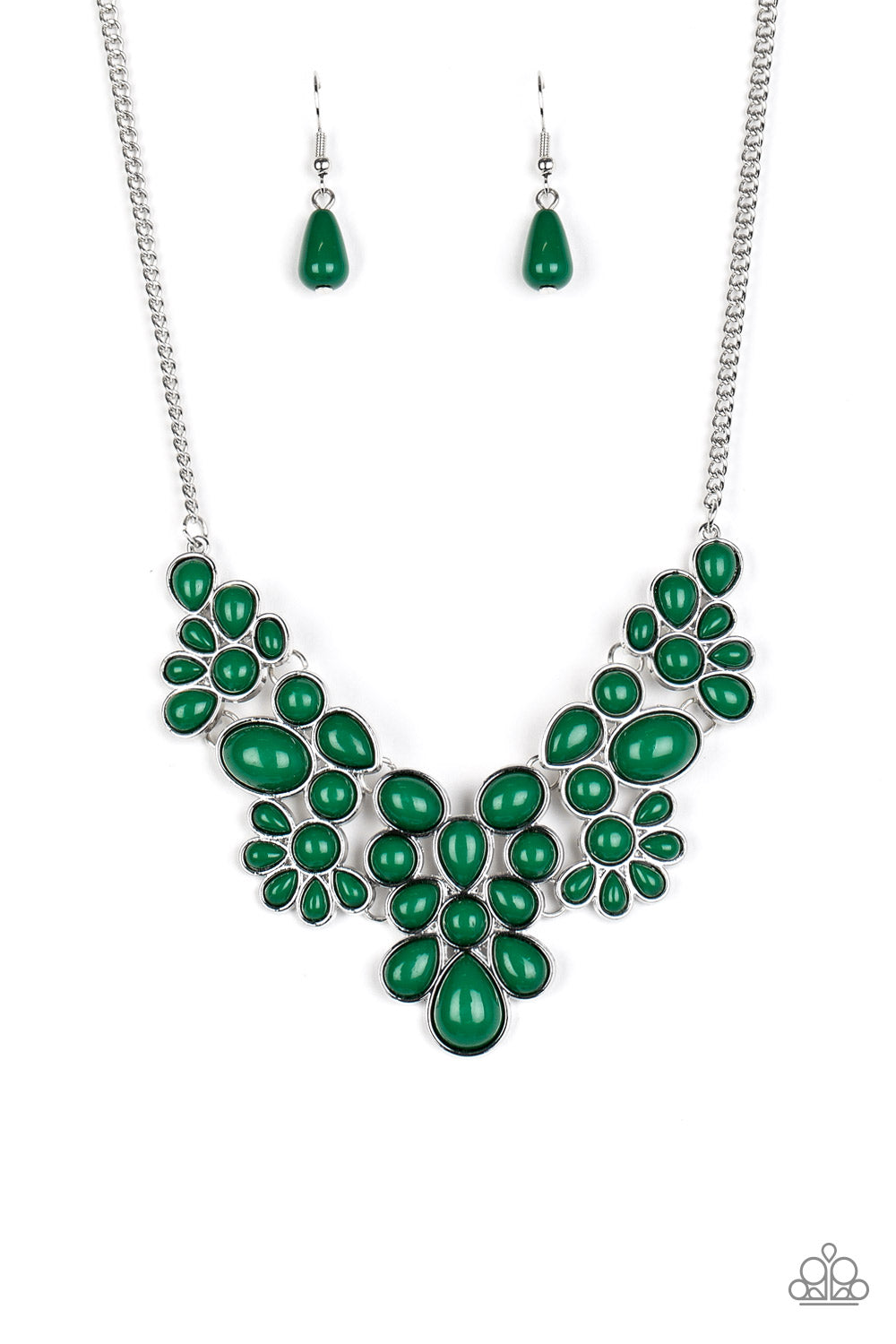 Bohemian Banquet - Green Paparazzi Necklace