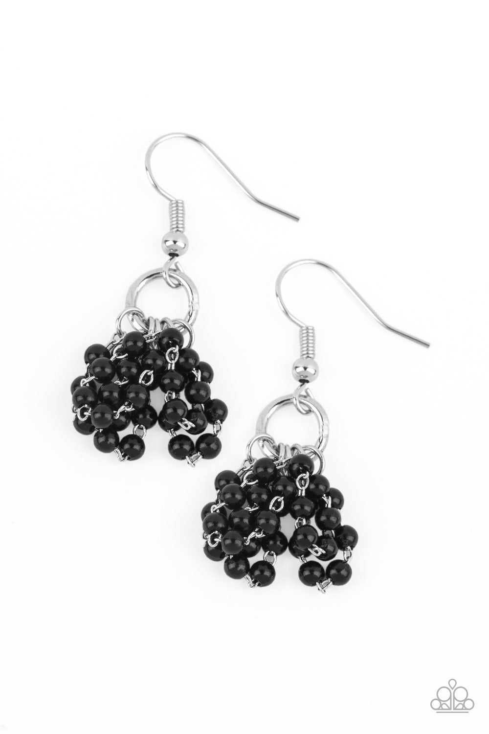 Party Posh Princess - Black Paparazzi Earrings