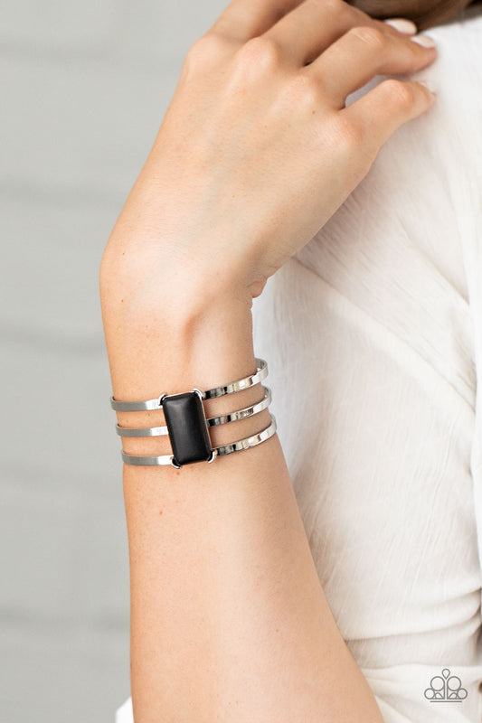 Rural Recreation - Black Paparazzi Cuff Bracelet