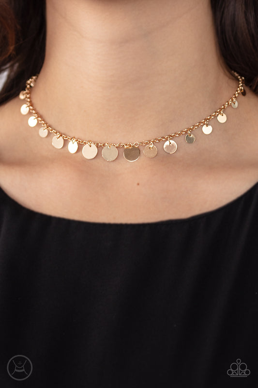Minimal Magic - Gold Paparazzi Necklace