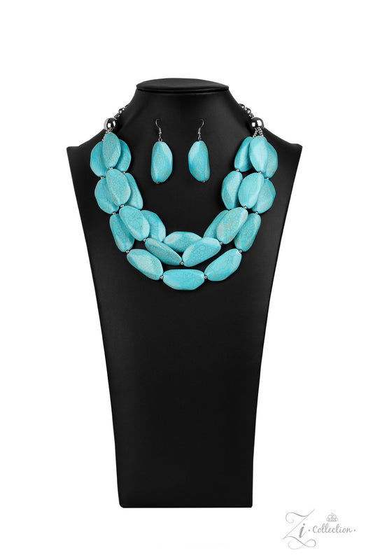 Authentic Blue Turquoise Paparazzi Necklace