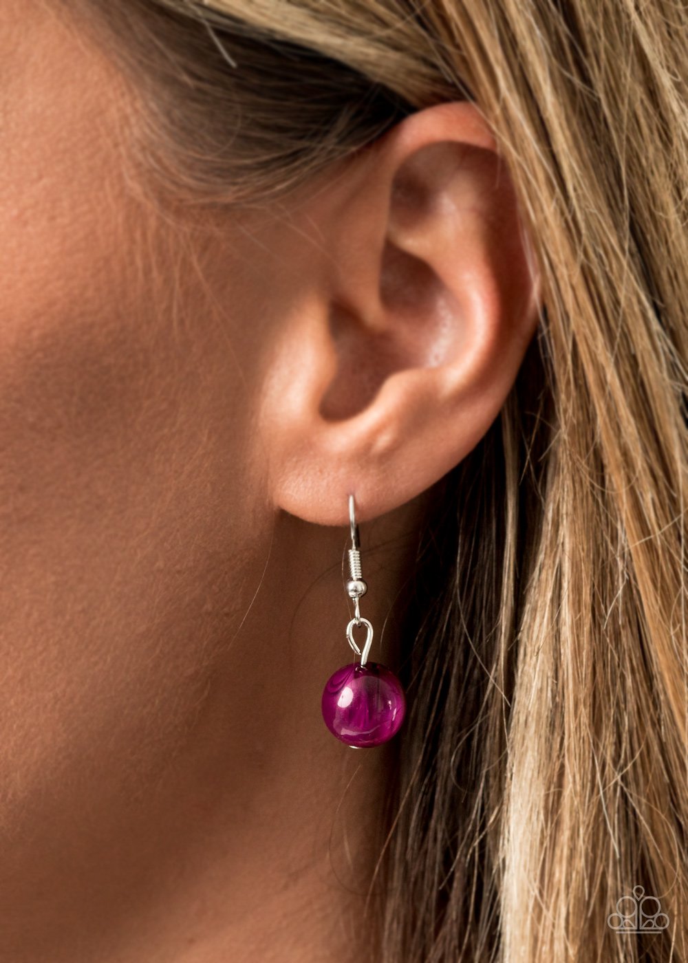 Sorry To Burst Your Bubble Purple Paparazzi Necklace