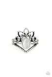 Serene Scene - White Paparazzi Ring
