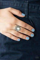 Serene Scene - White Paparazzi Ring
