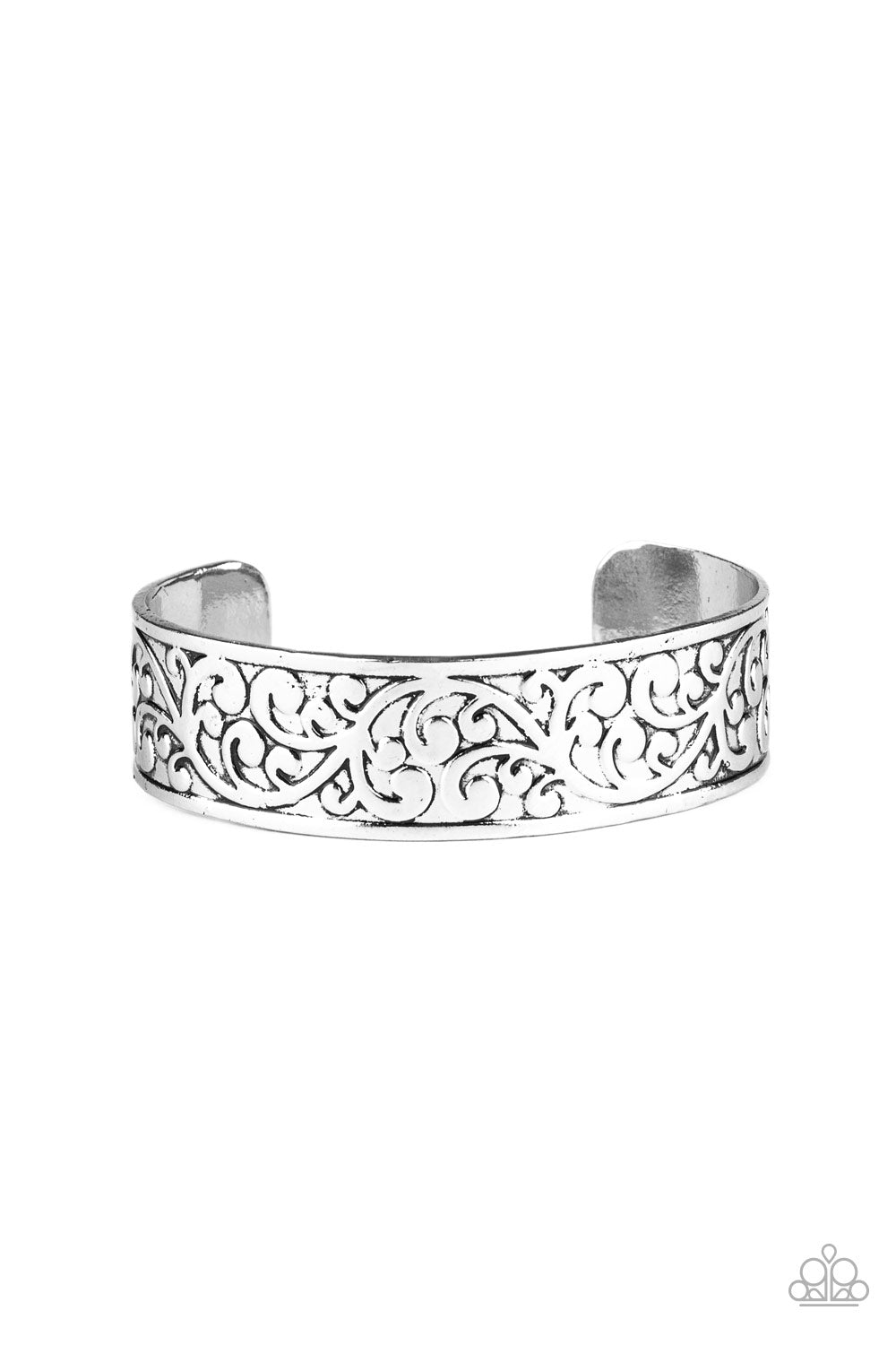 Read The VINE Print - Silver Paparazzi Bracelet