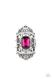 Undefinable Dazzle - Pink Paparazzi Ring