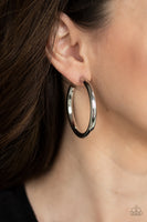 Hoop Hustle - Silver Paparazzi Hoop Earrings