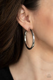 Hoop Hustle - Silver Paparazzi Hoop Earrings