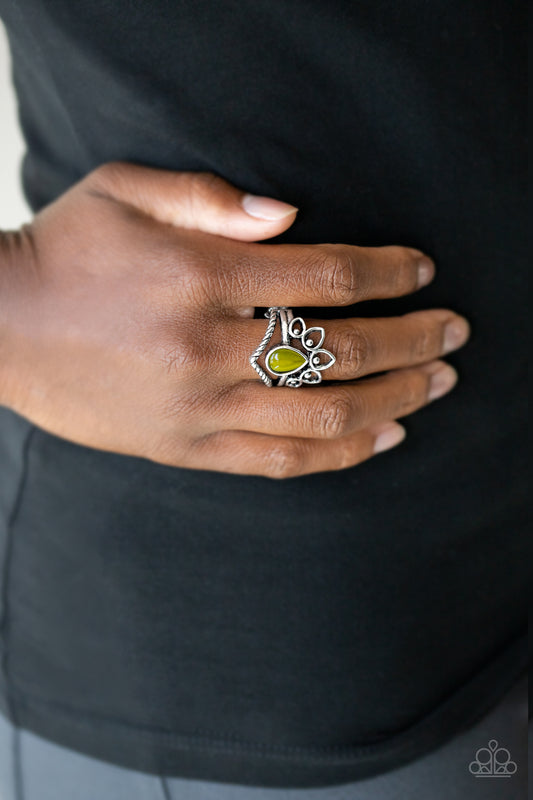 Serene Scene - Green Paparazzi Ring