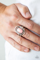 Peacefully Pristine - Pink Paparazzi Ring