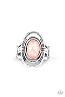 Peacefully Pristine - Pink Paparazzi Ring
