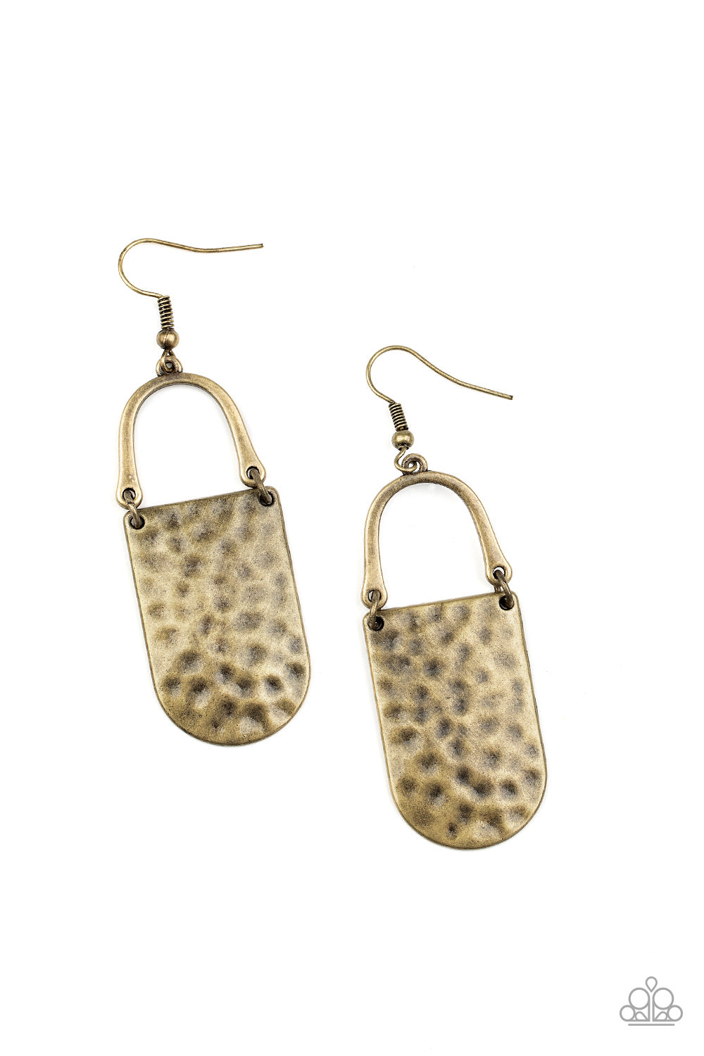 Resort Relic - Brass Paparazzi Earrings