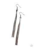 Swing Into Action - Black Paparazzi Earrings