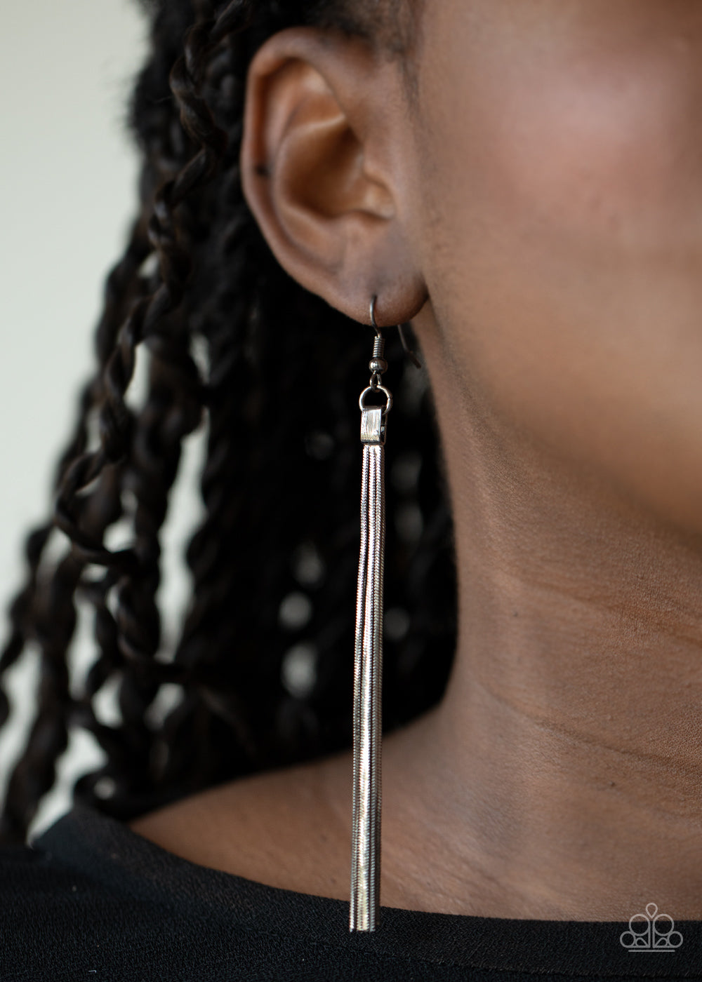 Swing Into Action - Black Paparazzi Earrings