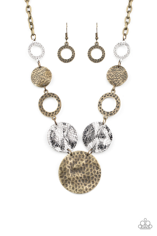 Terra Adventure - Brass Paparazzi Necklace