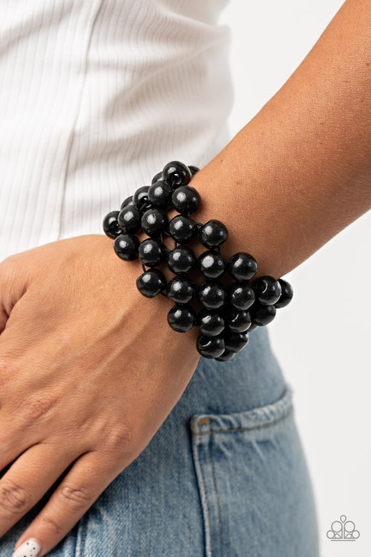 Tiki Tropicana - Black Paparazzi Bracelet
