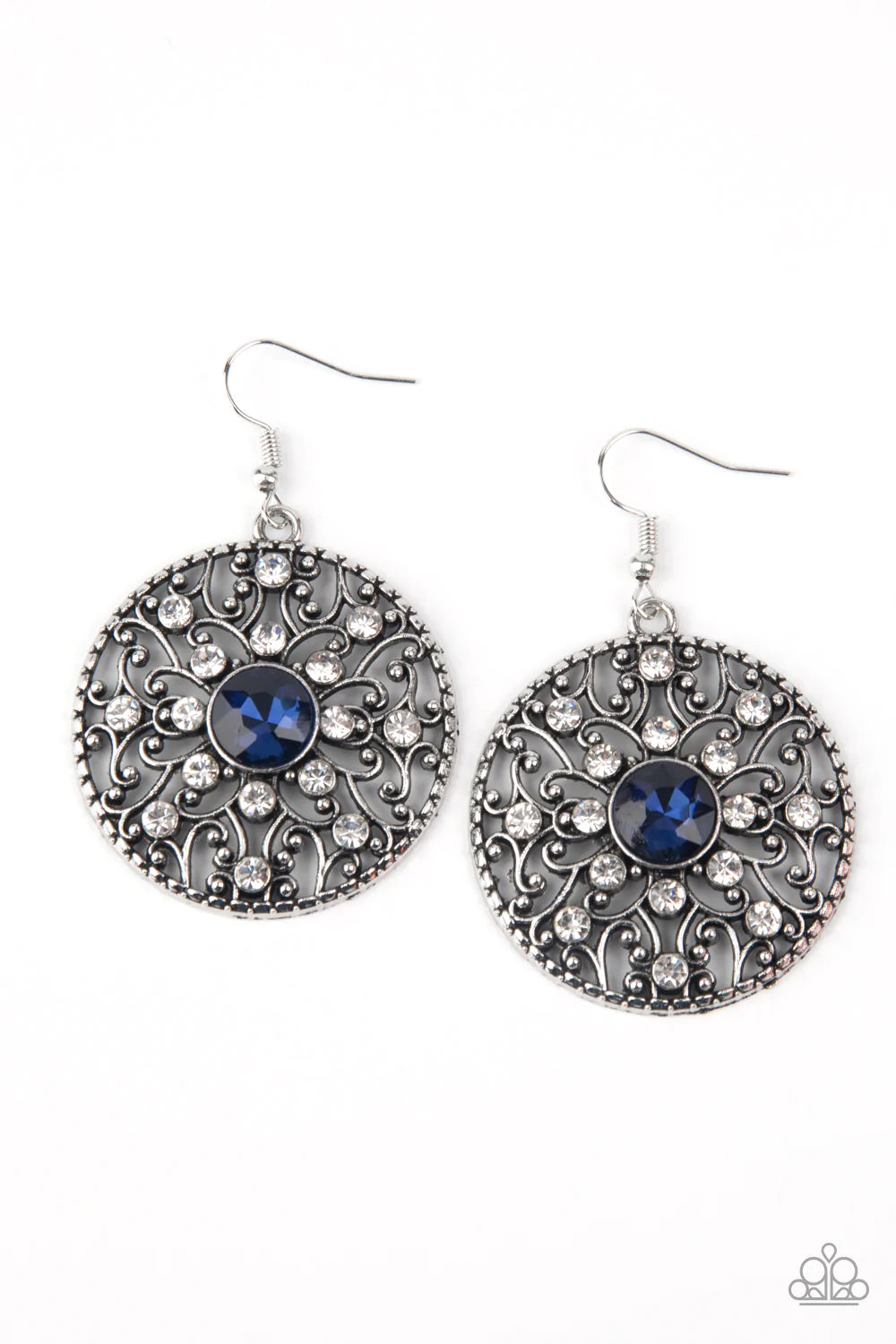 Glow Your True Colors Blue Paparazzi Earrings