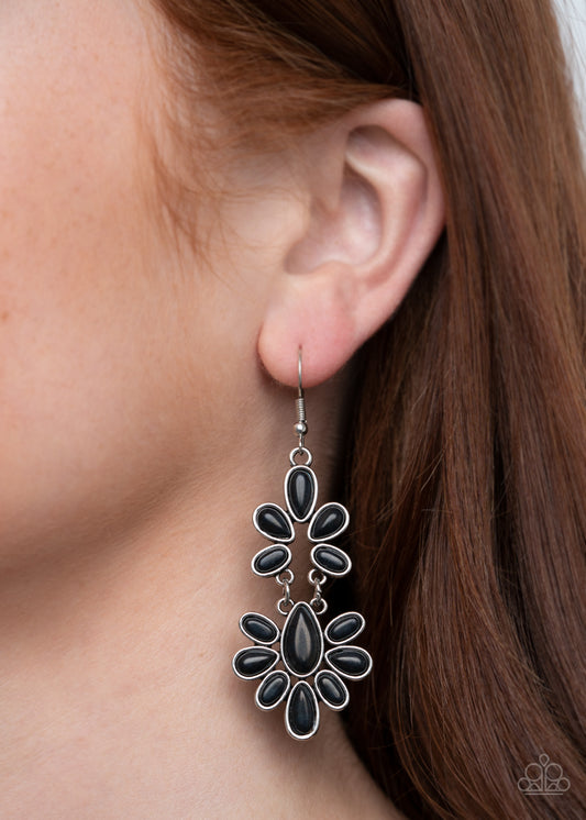 Cactus Cruise - Black Paparazzi Earrings