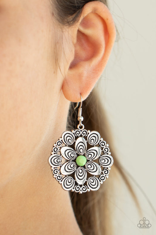 Grove Groove - Green Paparazzi Earrings
