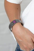 Ocean Mist - Purple Paparazzi Cuff Bracelet