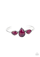 Boho Beach Babe - Purple Paparazzi Cuff Bracelet