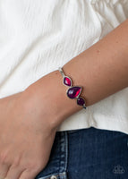 Boho Beach Babe - Purple Paparazzi Cuff Bracelet