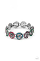 Bohemian Flowerbed - Multi Paparazzi Bracelet